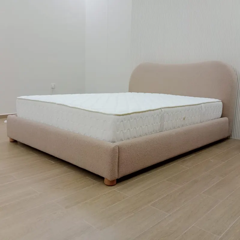 Aniya Curved Headboard Bed