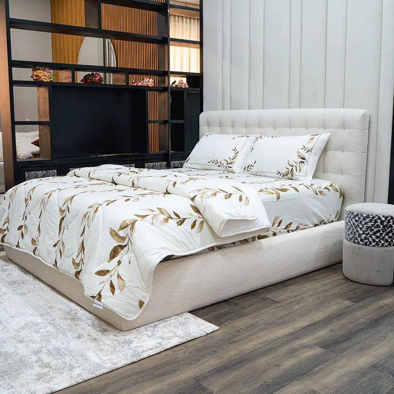 Abir Bed – Tufted Upholstered Bed