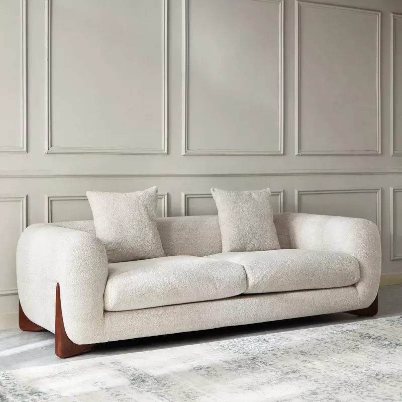 Boucle King Fabric Sofa